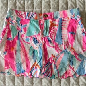 Lilly Pulitzer Scalloped Collette Buttercup Skort